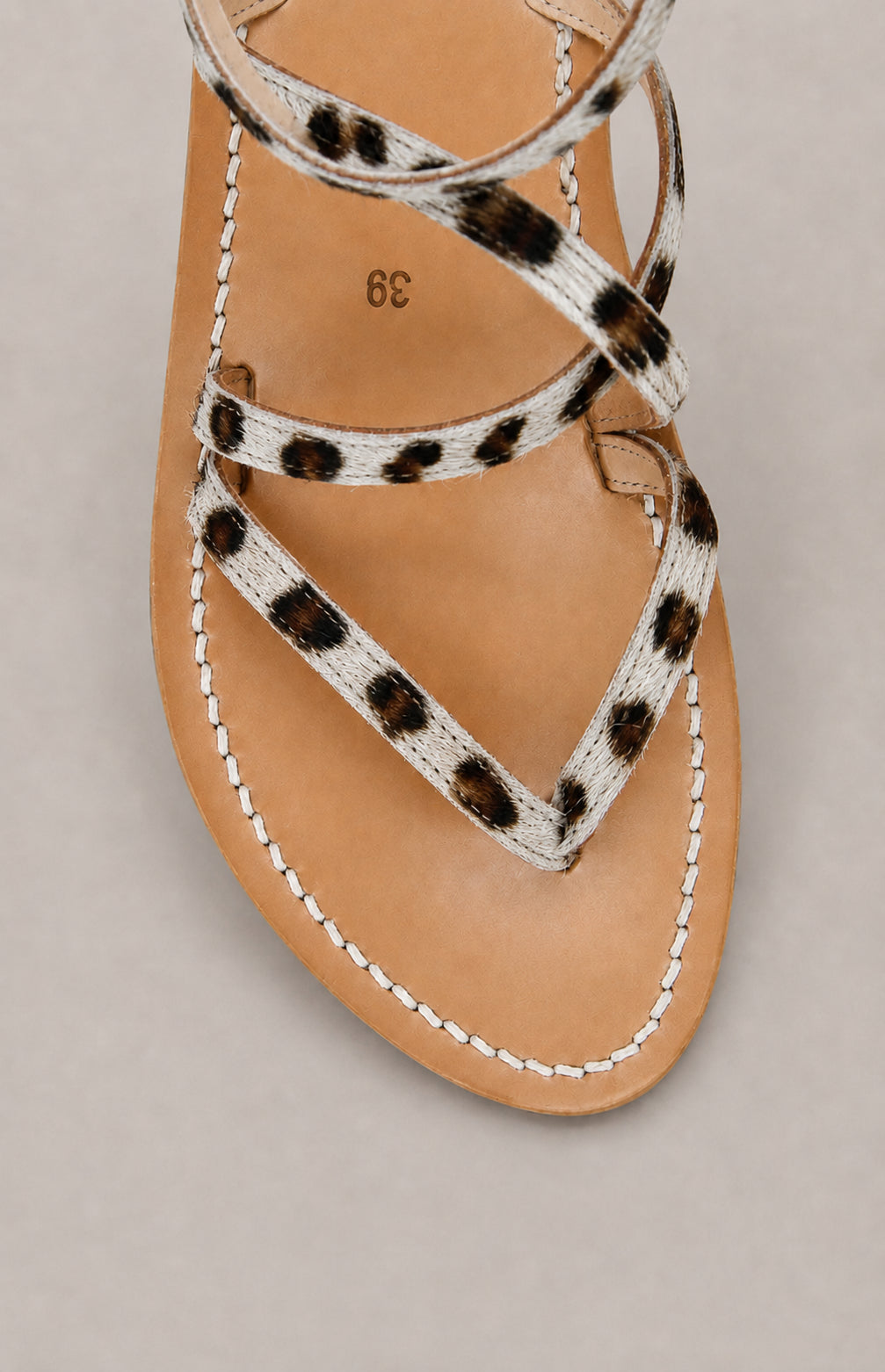 KJacques, Sandalo Animalier in Cavallino Epicure