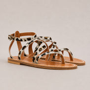 KJacques, Sandalo Animalier in Cavallino Epicure