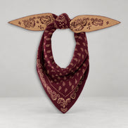 Guest In Residence, Sciarpa Bandana in Cashmere Jacquard Wild Rag
