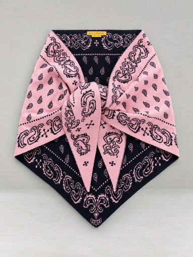 Guest In Residence, Sciarpa Bandana in Cashmere Jacquard Wild Rag