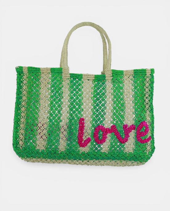 The Jacksons, Shopper in Iuta a righe verdi Love