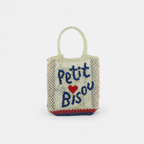 Shopper in Iuta con Scritte Lottie - The Jacksons