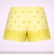 Orsina, Shorts con Ricami Bandana