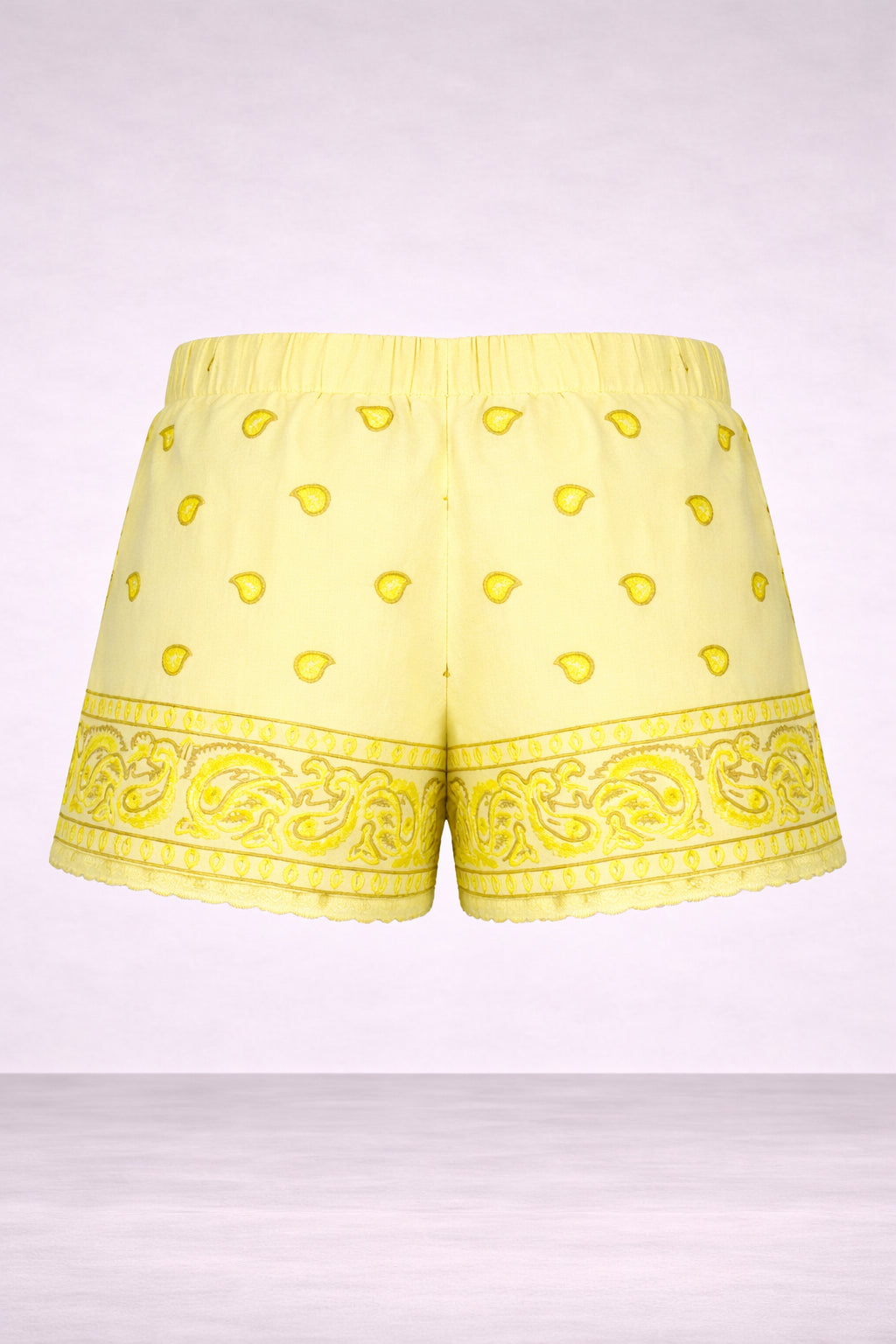 Orsina, Shorts con Ricami Bandana
