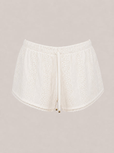 Delfina, Shorts in Pizzo Sangallo
