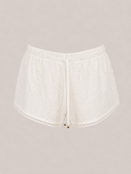 Delfina, Shorts in Pizzo Sangallo