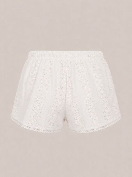 Delfina, Shorts in Pizzo Sangallo