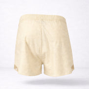 Suncoo, Shorts Vita Alta in Lino con Pizzo Brest