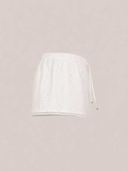 Delfina, Shorts in Pizzo Sangallo