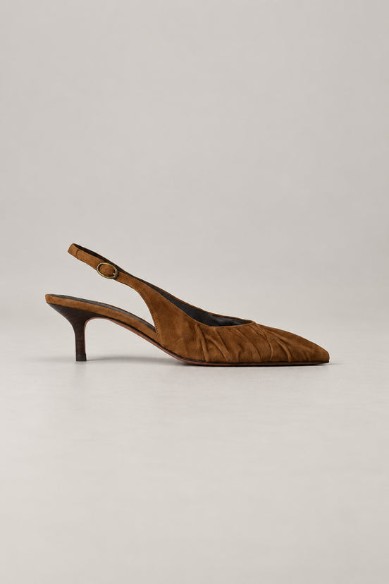 Ba&sh, Decolletè SlingBack in Suede Cidney