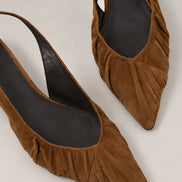 Ba&sh, Decolletè SlingBack in Suede Cidney