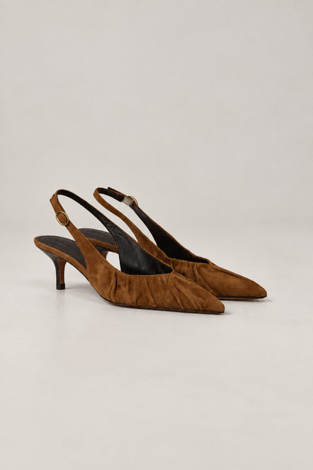 Ba&sh, Decolletè SlingBack in Suede Cidney