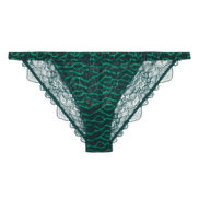 Love Stories, Set Bralette Love Lace & Slip Wild Rose Green Zebra
