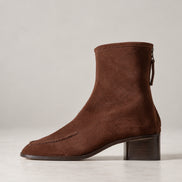 Hereu, Stivaletti in suede con tacco Juliol