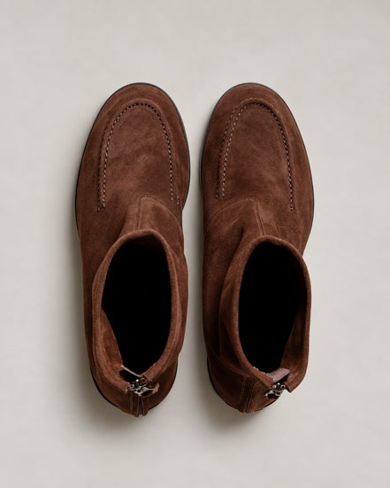 Hereu, Stivaletti in suede con tacco Juliol