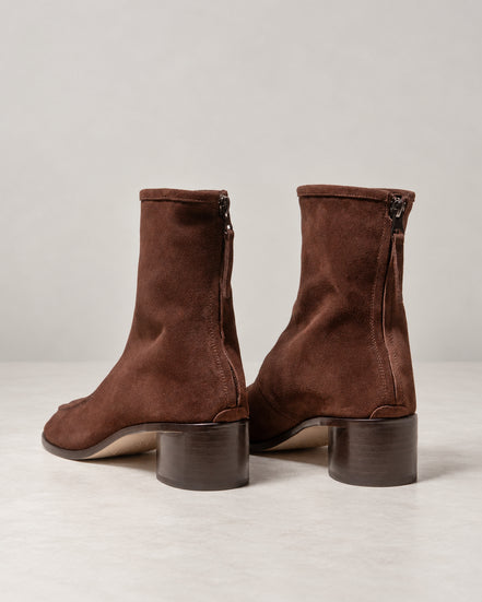 Hereu, Stivaletti in suede con tacco Juliol