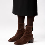 Hereu, Stivaletti in suede con tacco Juliol