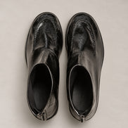 Hereu, Stivaletto in pelle nera lucida Juliol