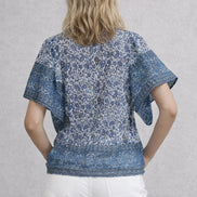 MA.BE Apparel, Caftano in Cotone Stampa Floreale Esti