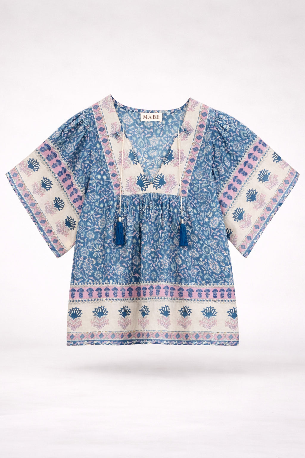 MA.BE Apparel, Caftano con Maniche Ampie Myla
