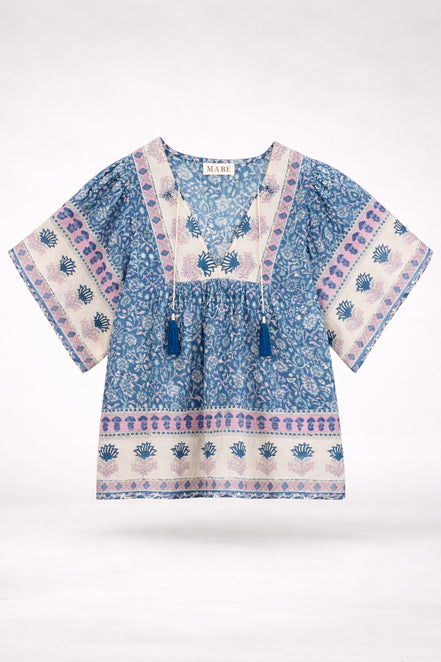 MA.BE Apparel, Caftano con Maniche Ampie Myla