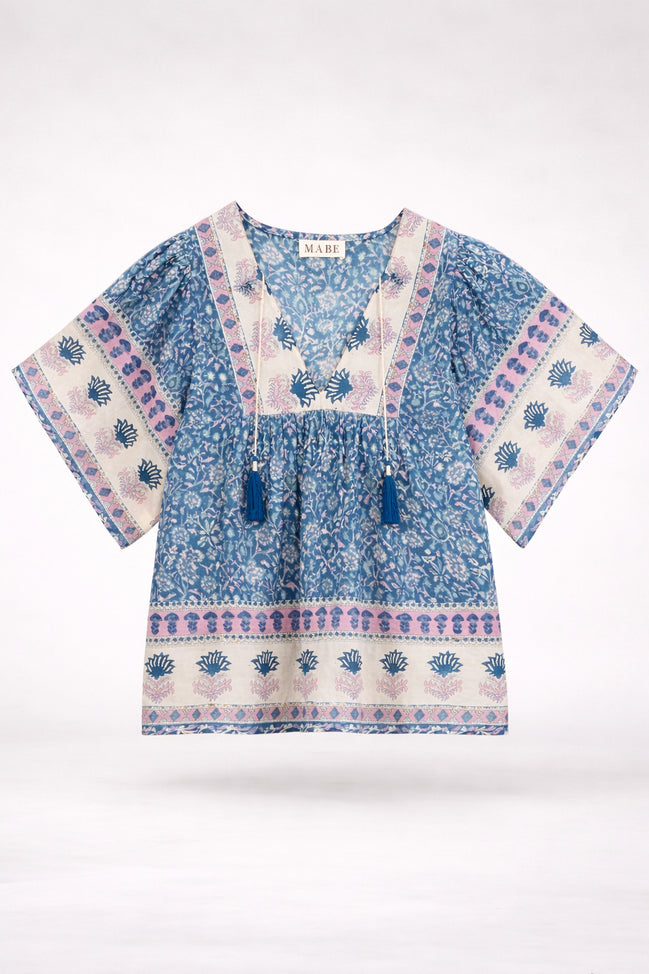 MA.BE Apparel, Caftano con Maniche Ampie Myla