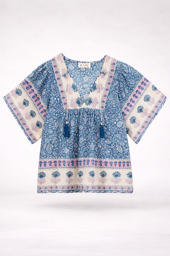 MA.BE Apparel, Caftano con Maniche Ampie Myla