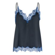 Love Stories, Top Scollo V in Seta con Pizzo Pip