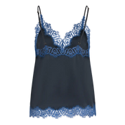 Love Stories, Top Scollo V in Seta con Pizzo Pip