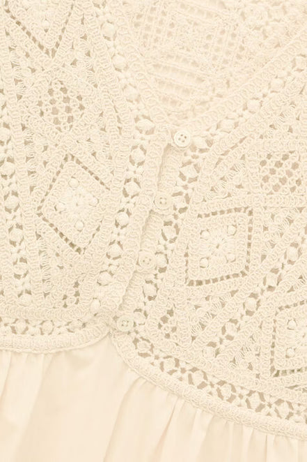 Ba&sh, Blusa con Maniche a Farfalla Salvi