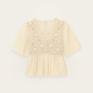 Ba&sh, Blusa con Maniche a Farfalla Salvi