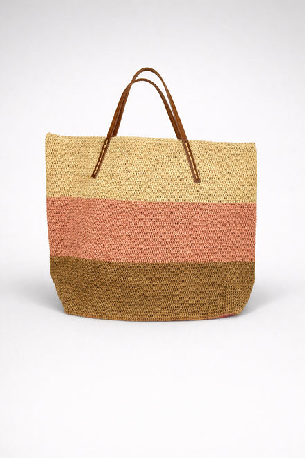 SansArcidet, Tote a Spalla in Raffia