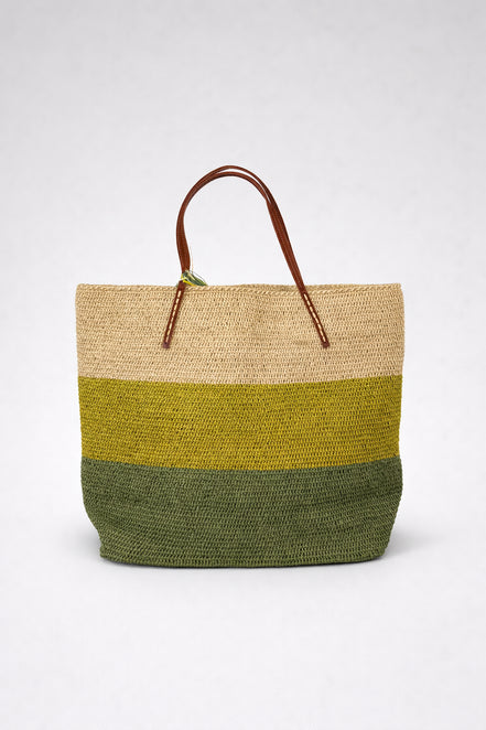 SansArcidet, Tote a Spalla in Raffia