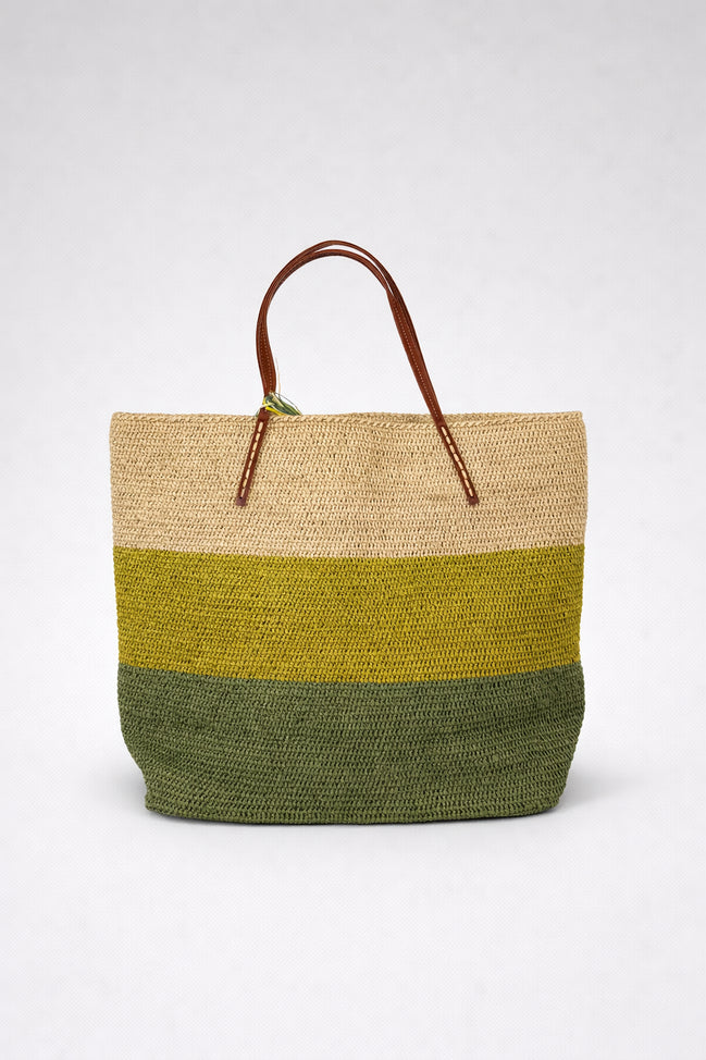 SansArcidet, Tote a Spalla in Raffia