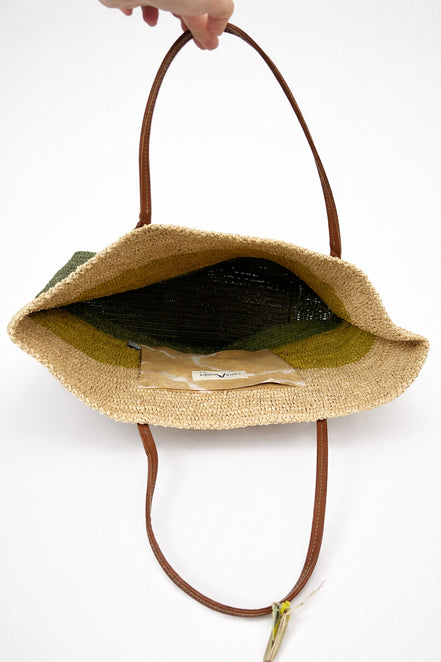 SansArcidet, Tote a Spalla in Raffia
