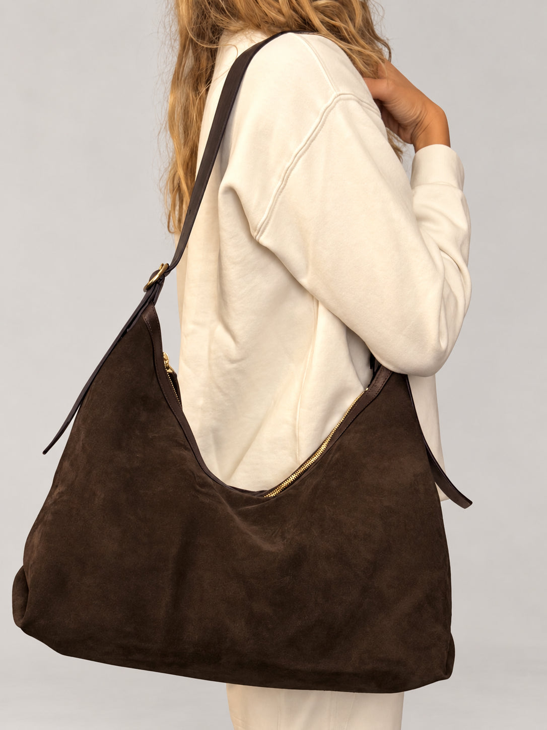 Massimo Palomba, Tote in Suede con Cerniera