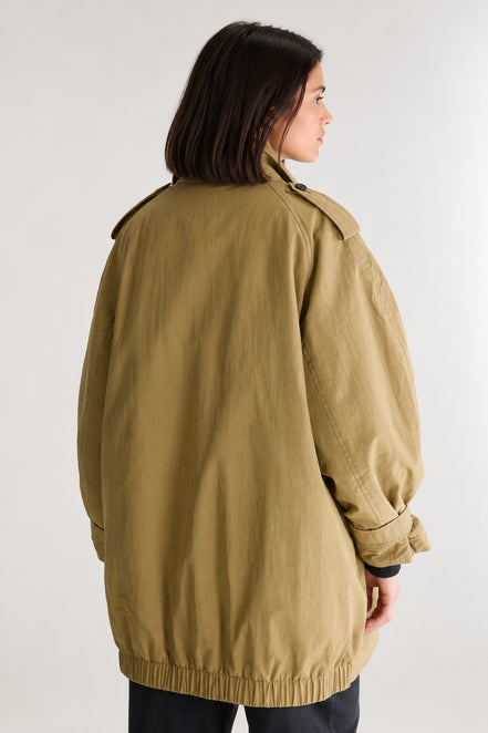 Bellrose, Trench over foderato in pelliccia sintetica Harlon