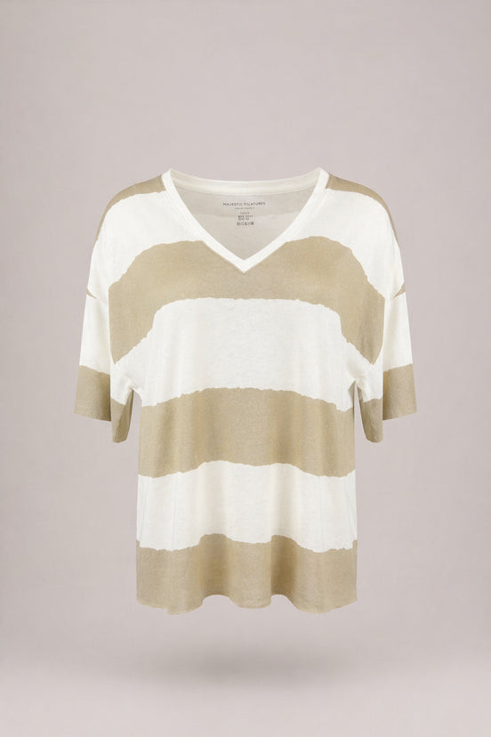 Majestic Filatures, T-Shirt Over Riga Larga