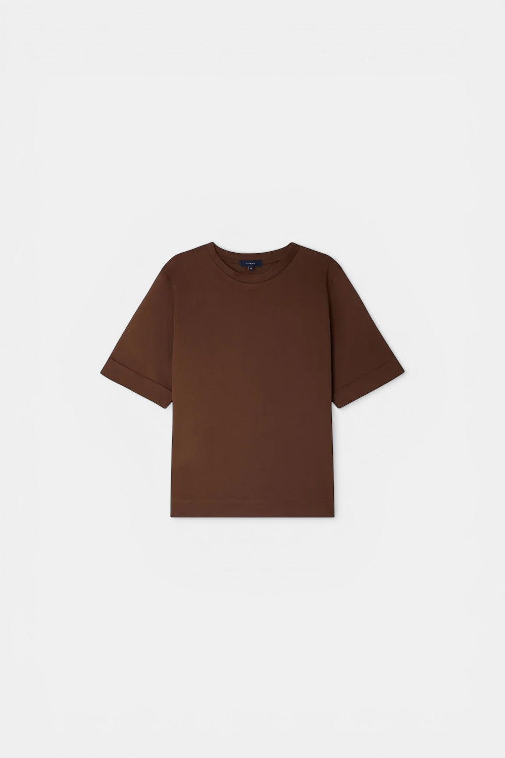 T-Shirt Girocollo In Cotone Manica Corta,  Ama  Soeur
