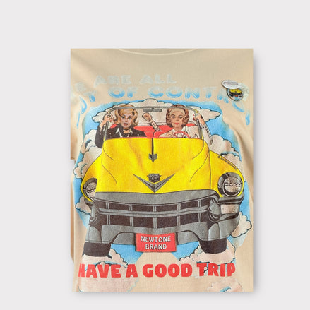 T-shirt Maniche Corte Stampa Vintage Macchina NewTone