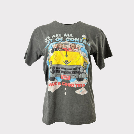 T-shirt Maniche Corte Stampa Vintage Macchina NewTone