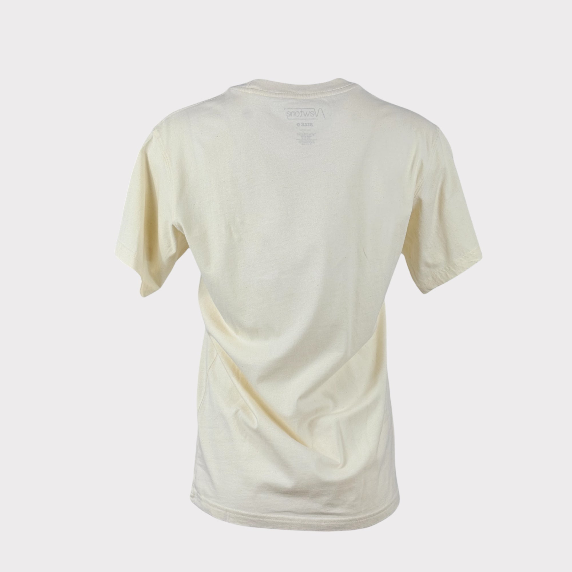 T-Shirt con Stampa Vintage Flamingo NewTone