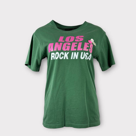 T-Shirt Maniche Corte Los Angeles Glitter Trucker NewTone