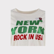 T-Shirt New York Glitter NewTone