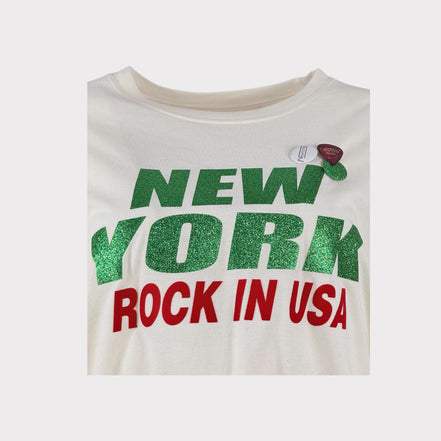 T-Shirt New York Glitter NewTone