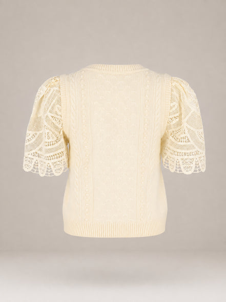 SEA New York, Maglia con Maniche in Pizzo Alina