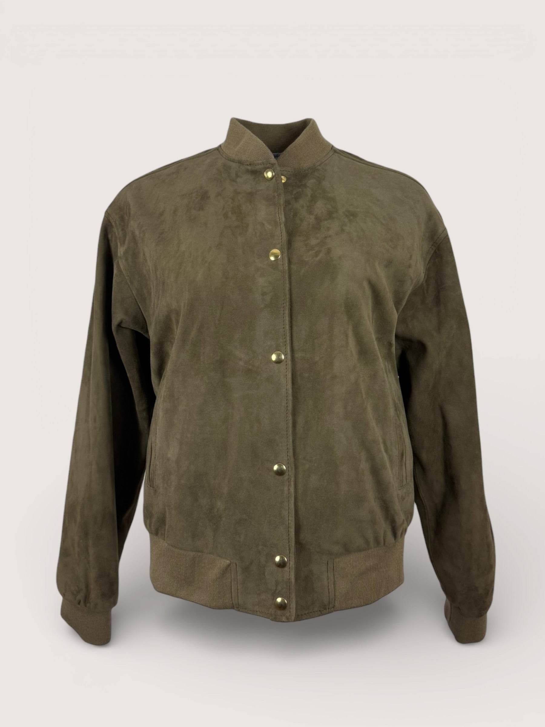 Bomber Camoscio Light Brown Mono