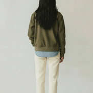 Bomber Camoscio Light Brown Mono