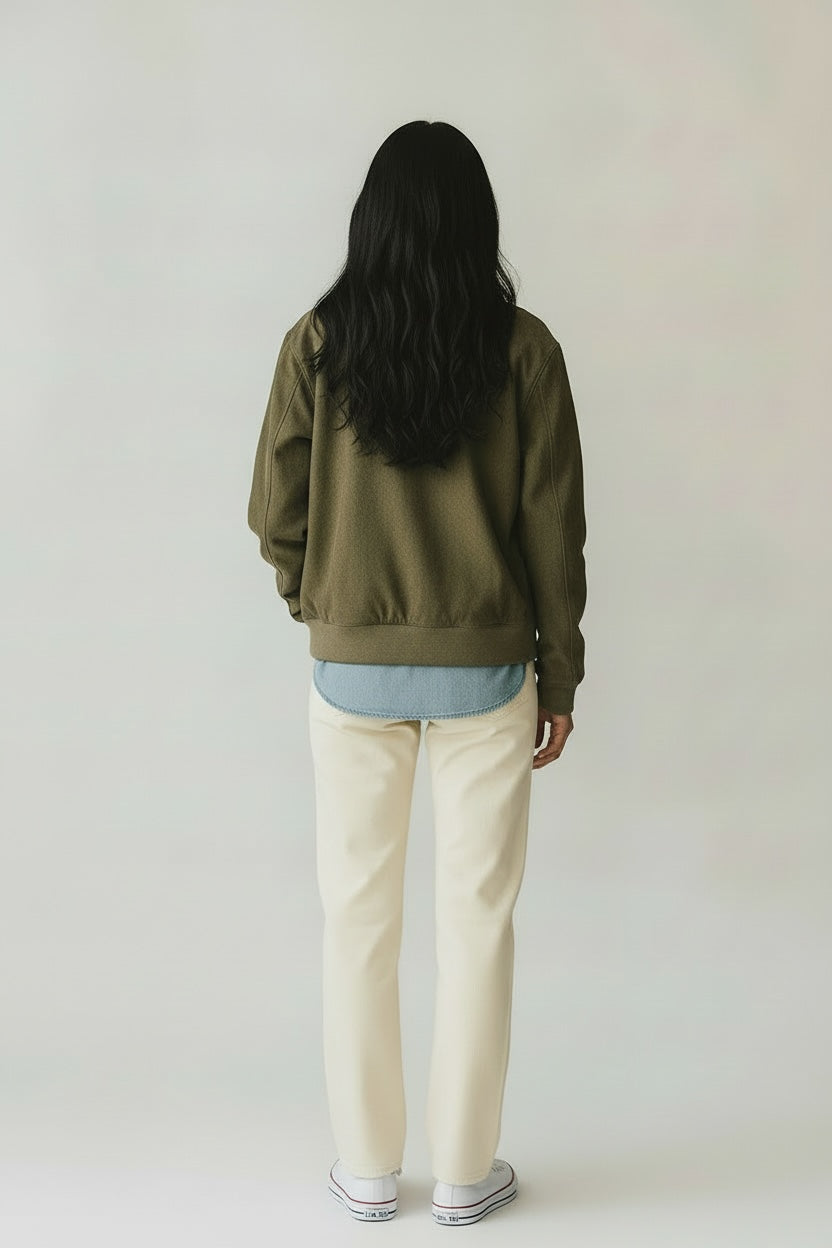 Bomber Camoscio Light Brown Mono