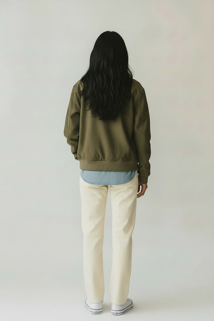 Bomber Camoscio Light Brown Mono